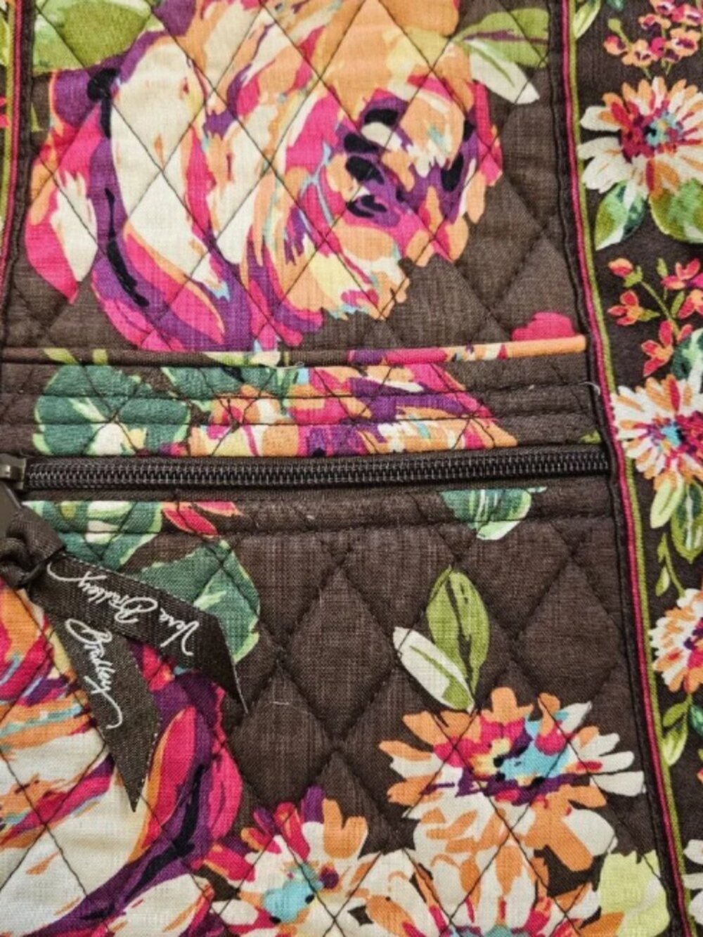 Vera Bradley Hipster Crossbody English Rose Retired Floral Bag - Picture 3 of 5